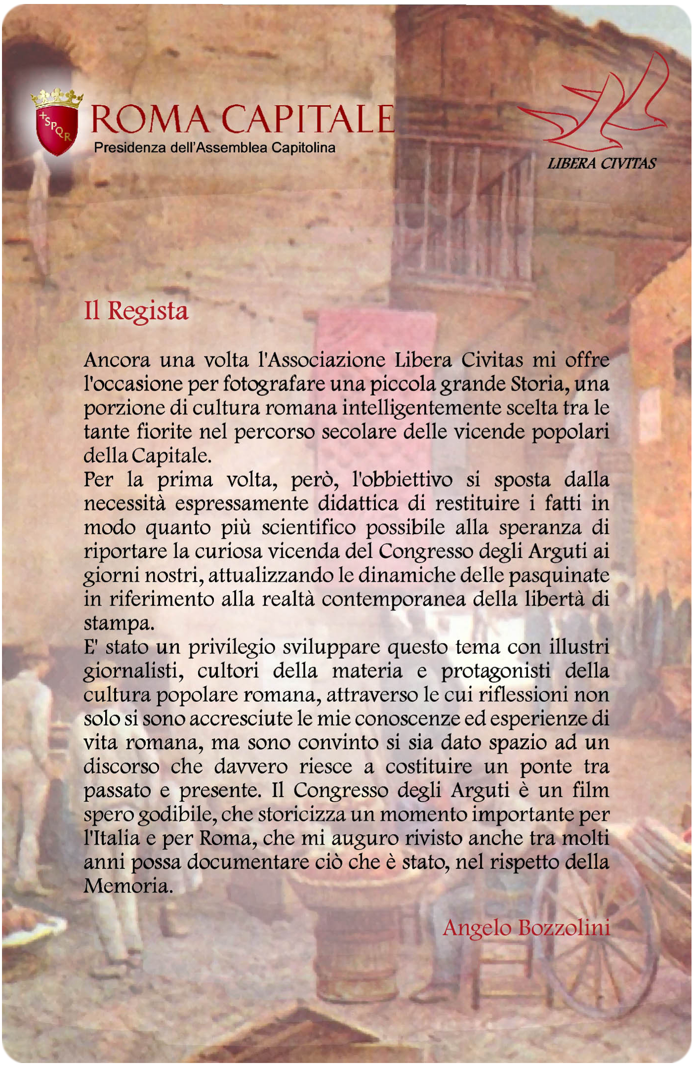 ... dice il regista ...
