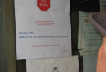 ferma la morte dei giovani sulle strade